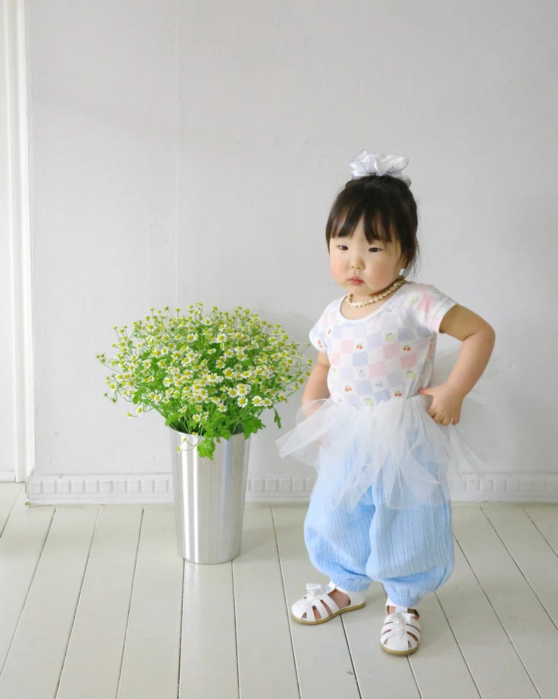 Bailey - Korean Children Fashion - #fashionkids - Hot Girl Boat Neck Tee - 9