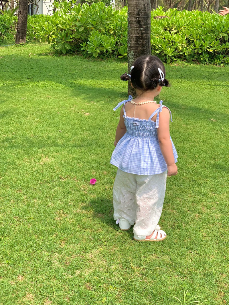Bailey - Korean Children Fashion - #fashionkids - Smocked Check Top