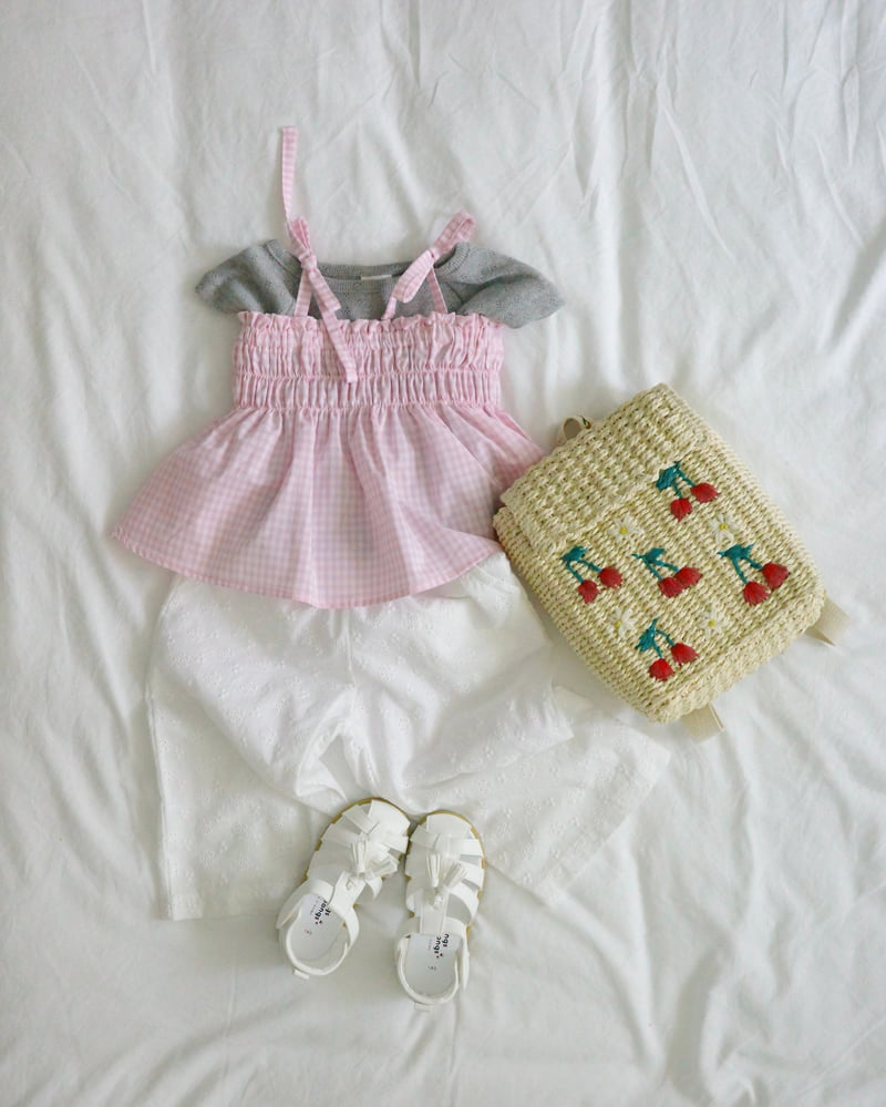 Bailey - Korean Children Fashion - #kidsshorts - Eyelet Pants - 7