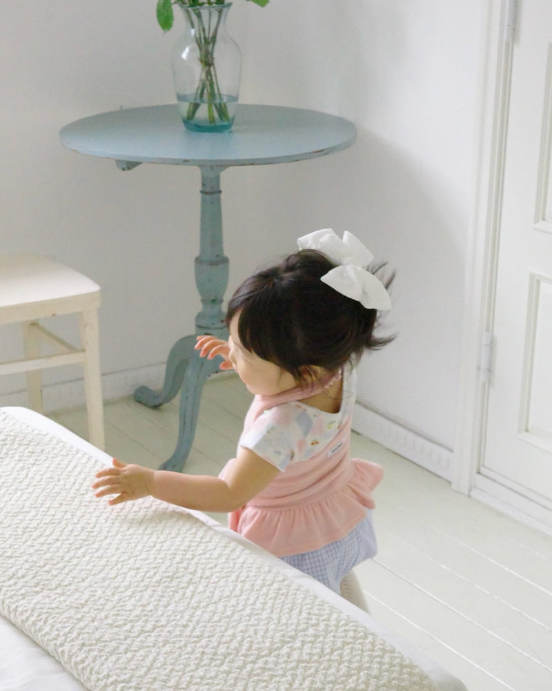 Bailey - Korean Children Fashion - #kidsshorts - Frilly Halter Neck Tee - 10