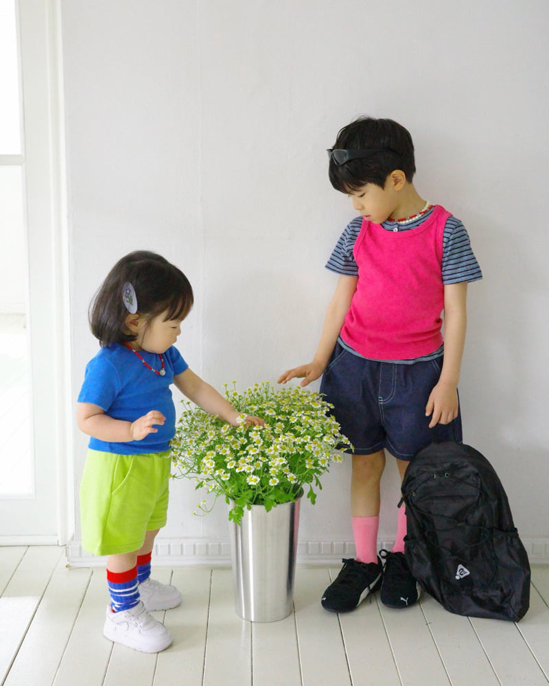 Bailey - Korean Children Fashion - #kidsstore - Vivid Sleeveless - 12
