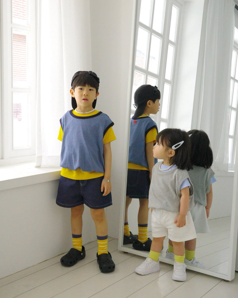 Bailey - Korean Children Fashion - #kidsstore - Play Denim Pants - 6