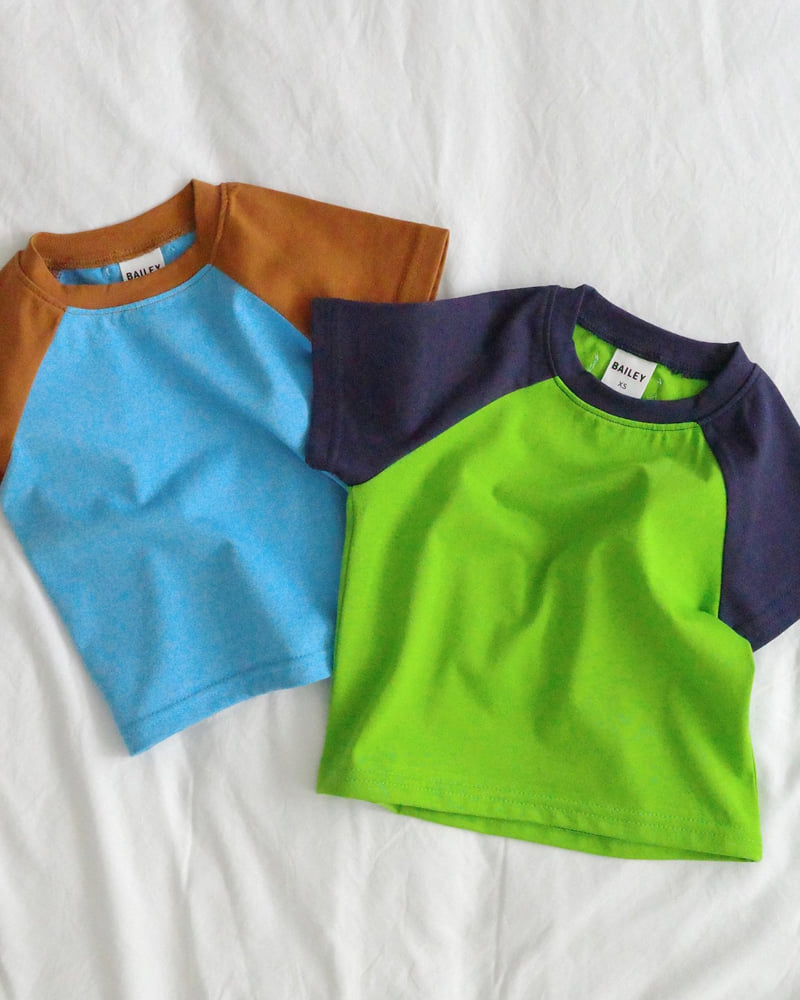 Bailey - Korean Children Fashion - #kidsstore - Raglan Shooting Tee - 11