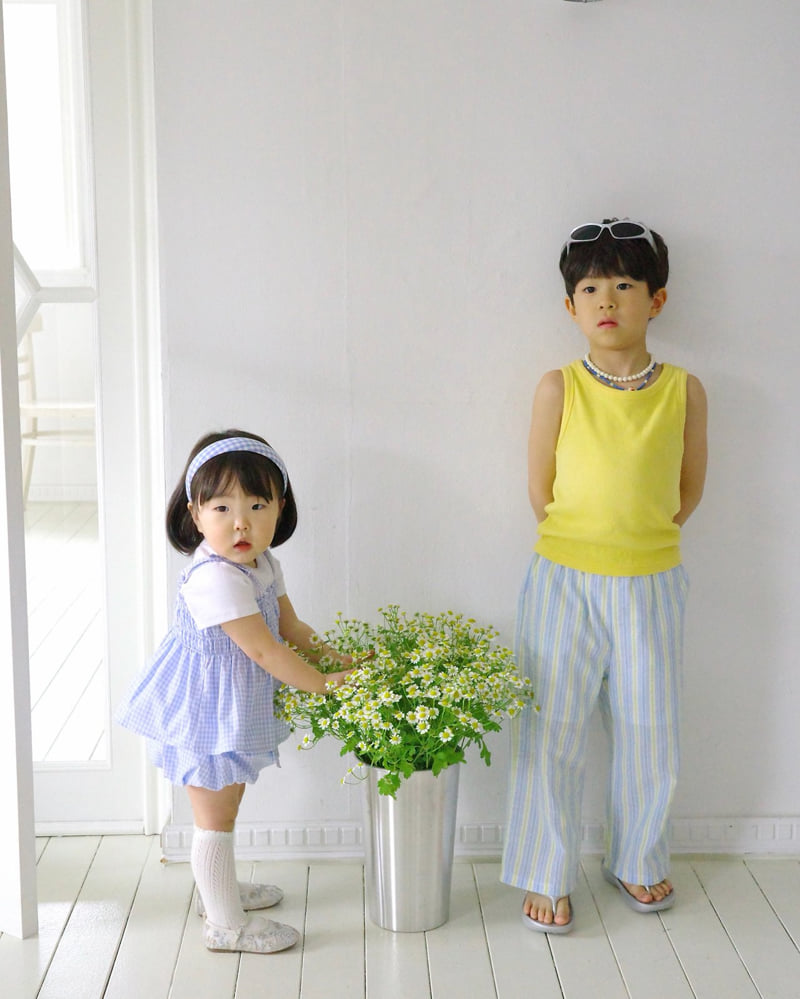 Bailey - Korean Children Fashion - #kidsstore - Beach Stripe Pants - 10