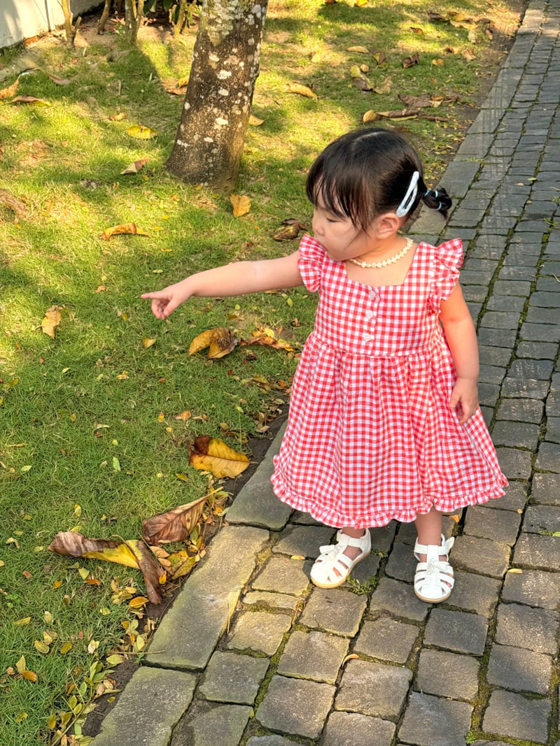 Bailey - Korean Children Fashion - #kidsstore - Picnic Check One-piece - 9