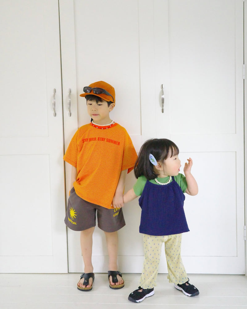 Bailey - Korean Children Fashion - #kidzfashiontrend - Pleated Flower Leggings - 10