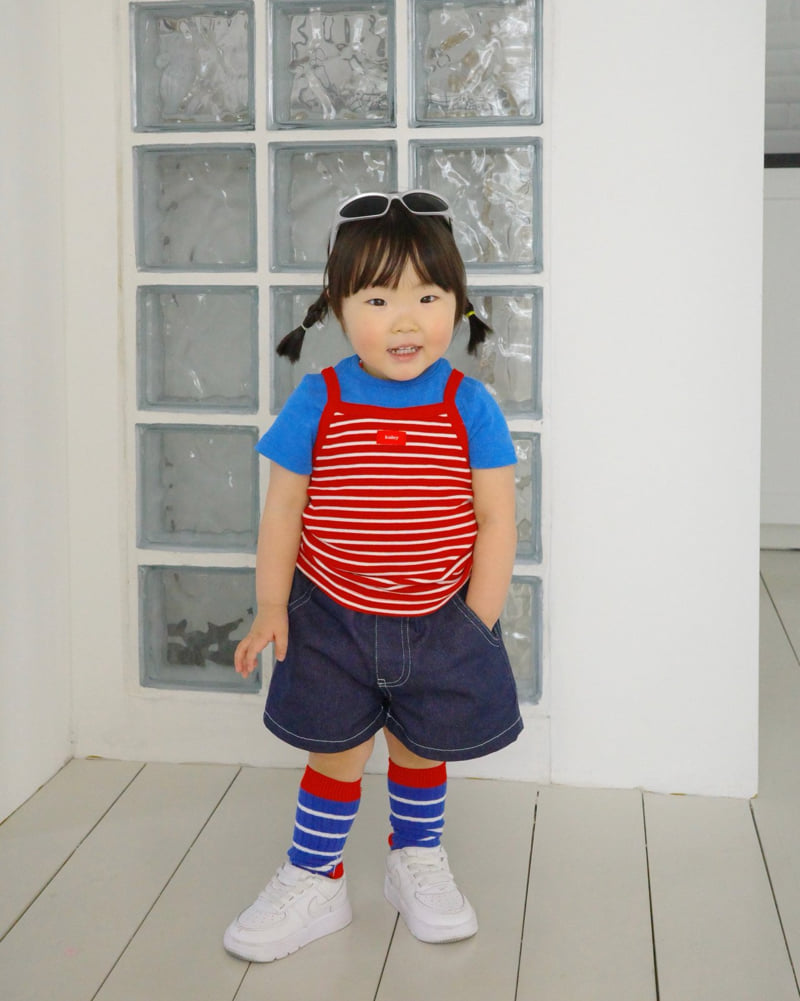 Bailey - Korean Children Fashion - #littlefashionista - Play Denim Pants - 9