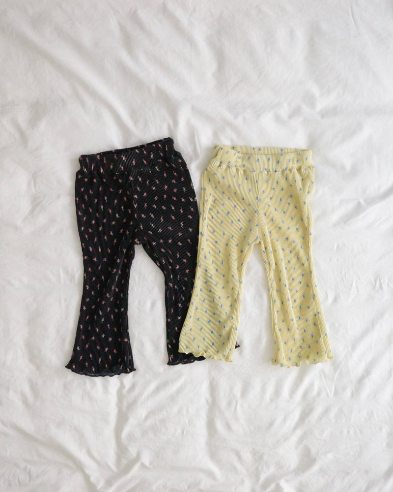 Bailey - Korean Children Fashion - #littlefashionista - Pleated Flower Leggings - 12
