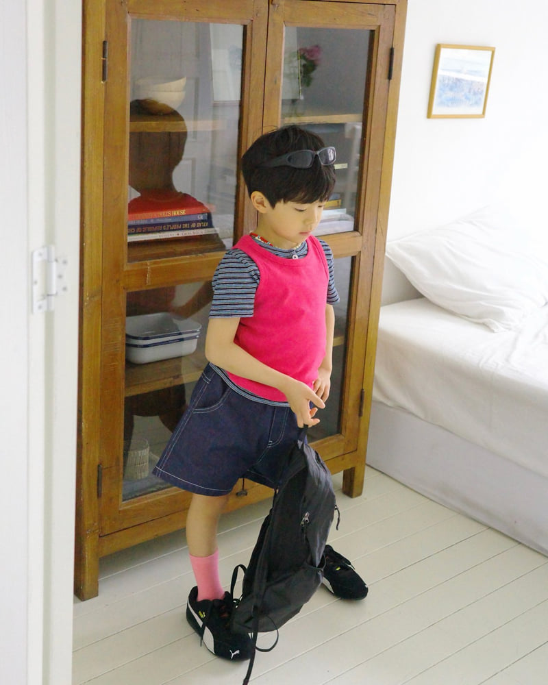 Bailey - Korean Children Fashion - #magicofchildhood - Play Denim Pants - 10