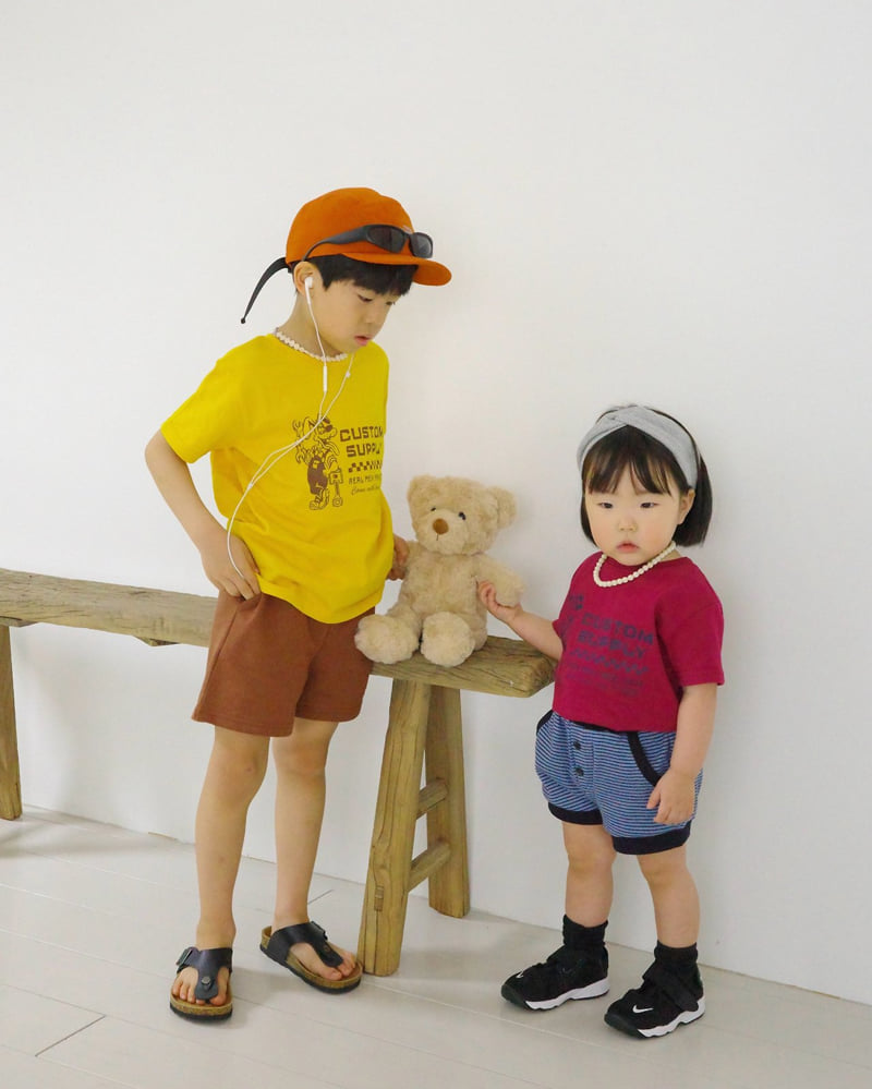 Bailey - Korean Children Fashion - #magicofchildhood - Mechanic Tee - 5