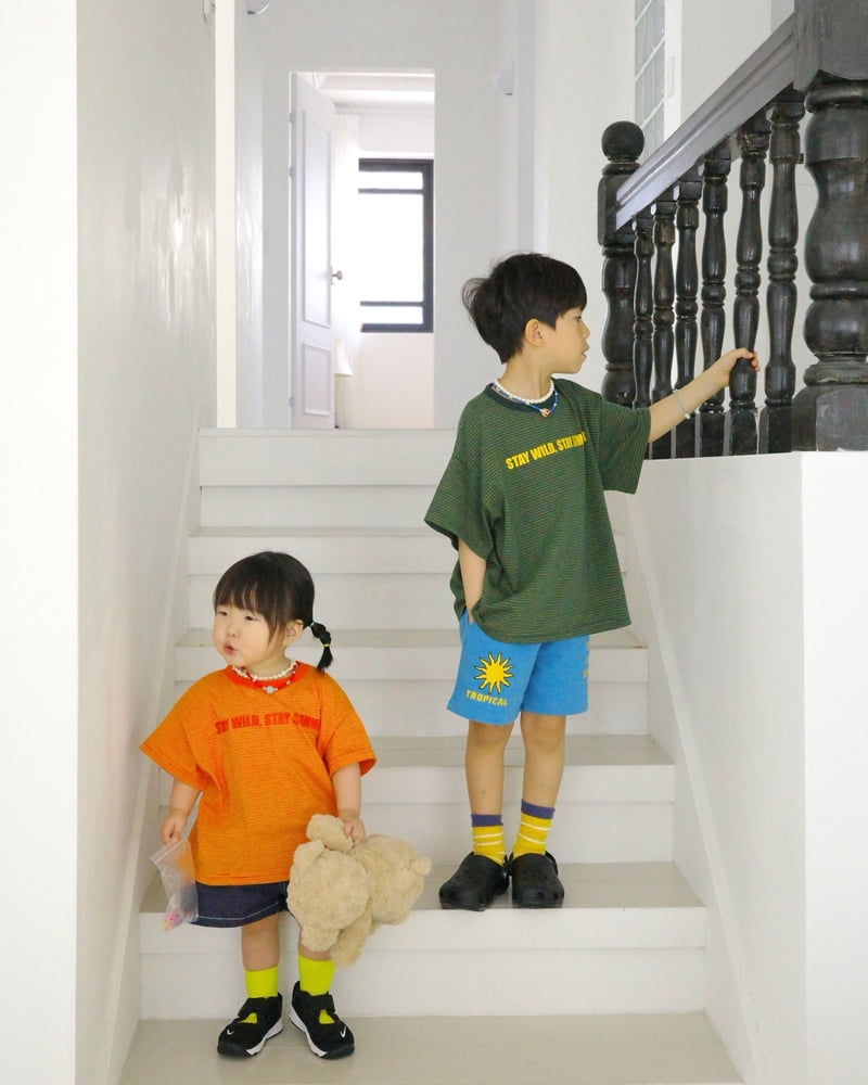 Bailey - Korean Children Fashion - #minifashionista - Fanta Lettering Tee - 3