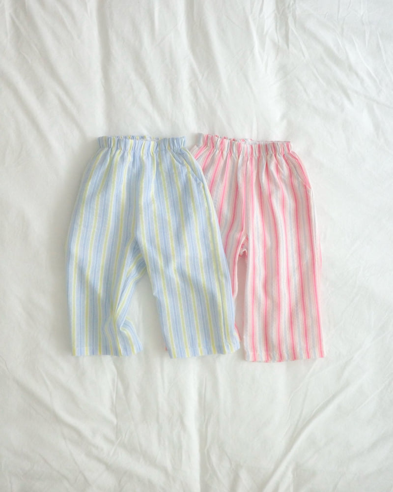 Bailey - Korean Children Fashion - #minifashionista - Beach Stripe Pants