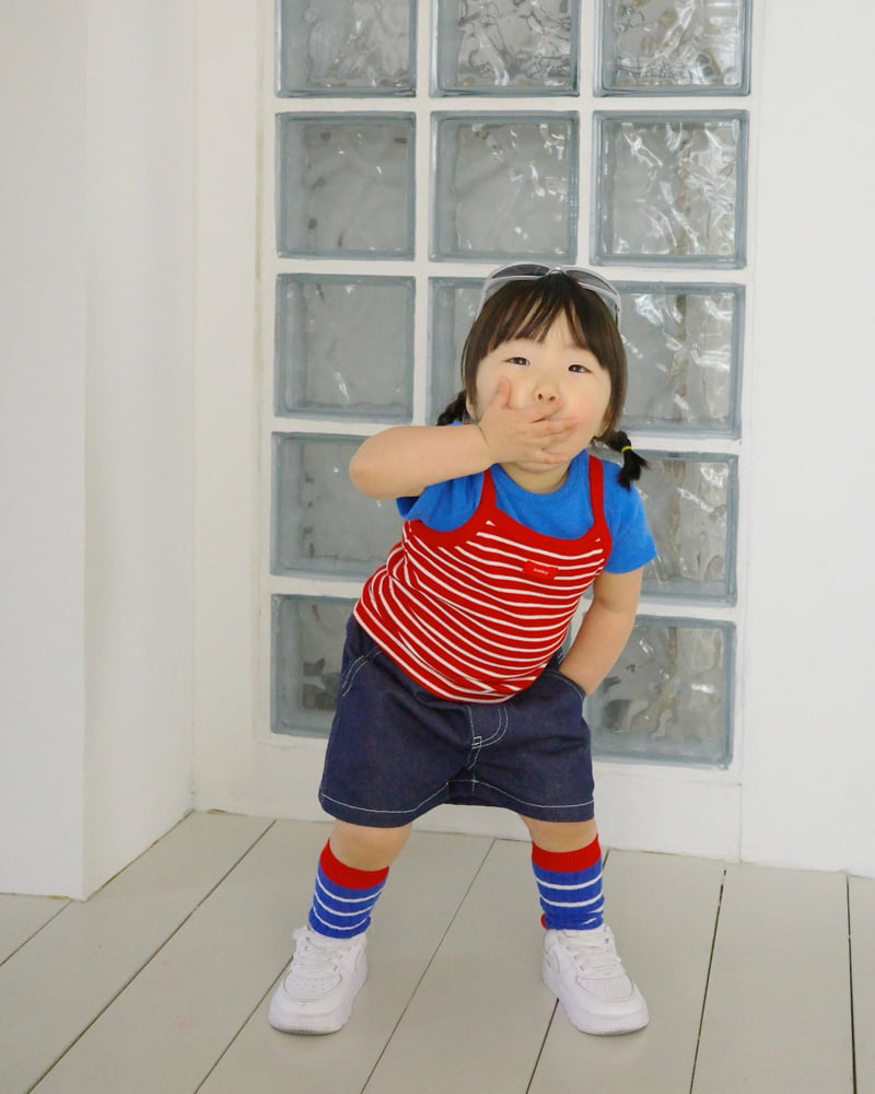 Bailey - Korean Children Fashion - #minifashionista - Sparkling Strap Sleeveless - 7