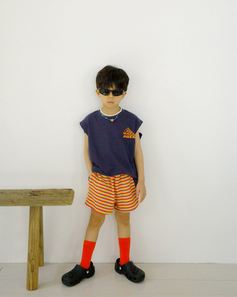 Bailey - Korean Children Fashion - #magicofchildhood - Jelly Stripe Shorts - 4