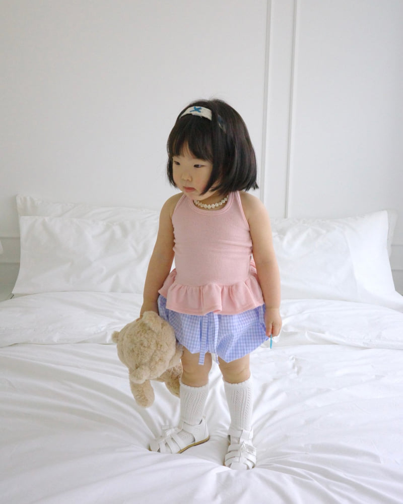 Bailey - Korean Children Fashion - #prettylittlegirls - Frilly Halter Neck Tee
