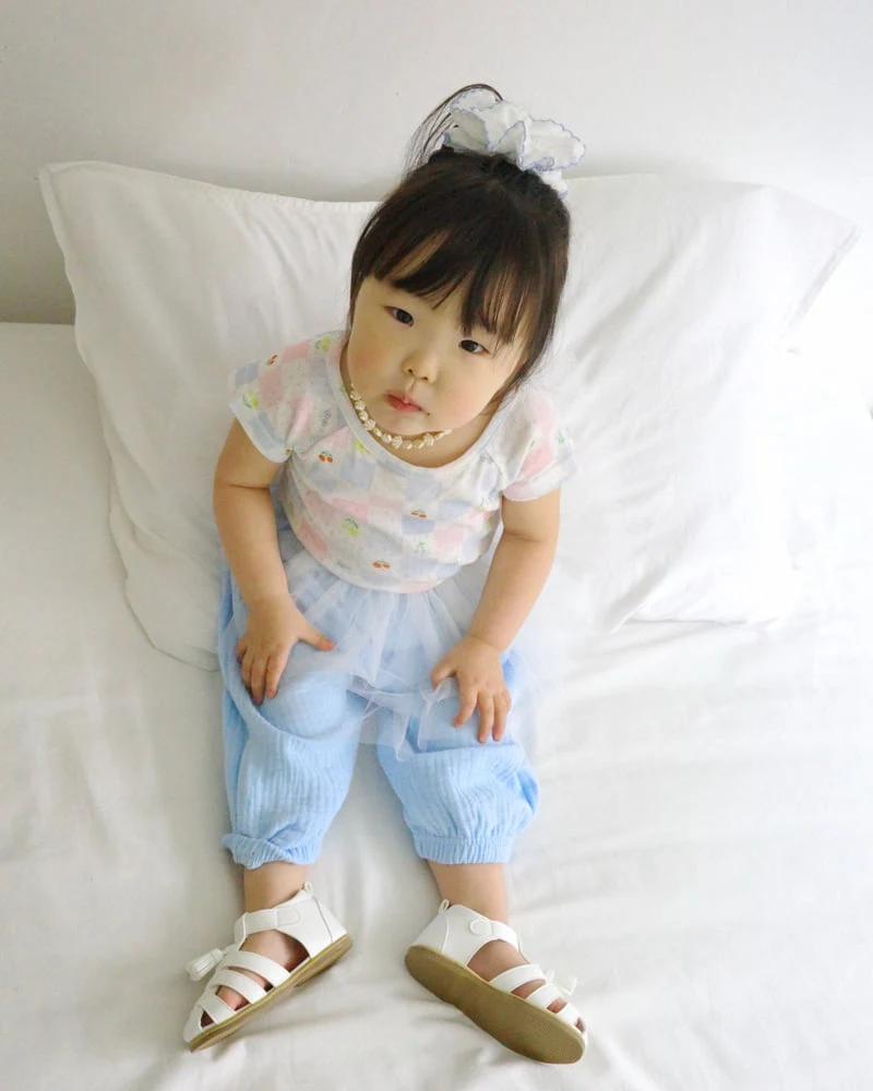 Bailey - Korean Children Fashion - #toddlerclothing - Hot Girl Boat Neck Tee - 4