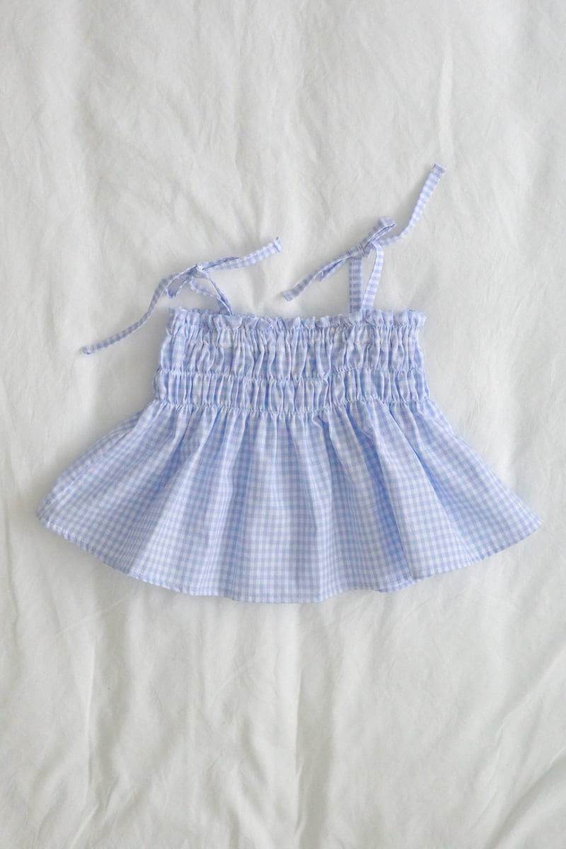 Bailey - Korean Children Fashion - #stylishchildhood - Smocked Check Top - 12