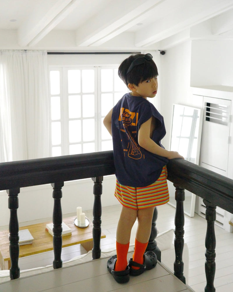 Bailey - Korean Children Fashion - #stylishchildhood - Jelly Stripe Shorts - 8