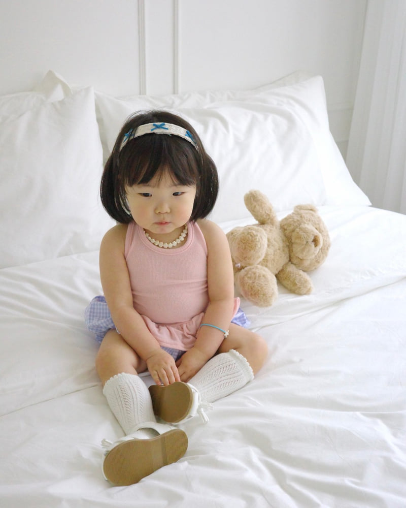 Bailey - Korean Children Fashion - #toddlerclothing - Frilly Halter Neck Tee - 4