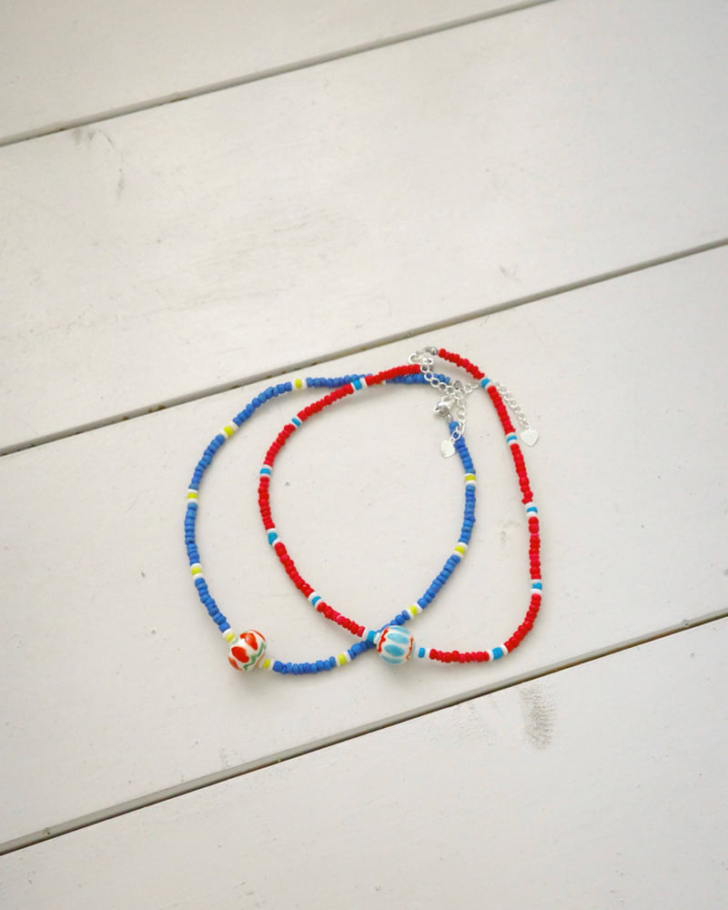Bailey - Korean Children Fashion - #stylishchildhood - Summer Ball Necklace