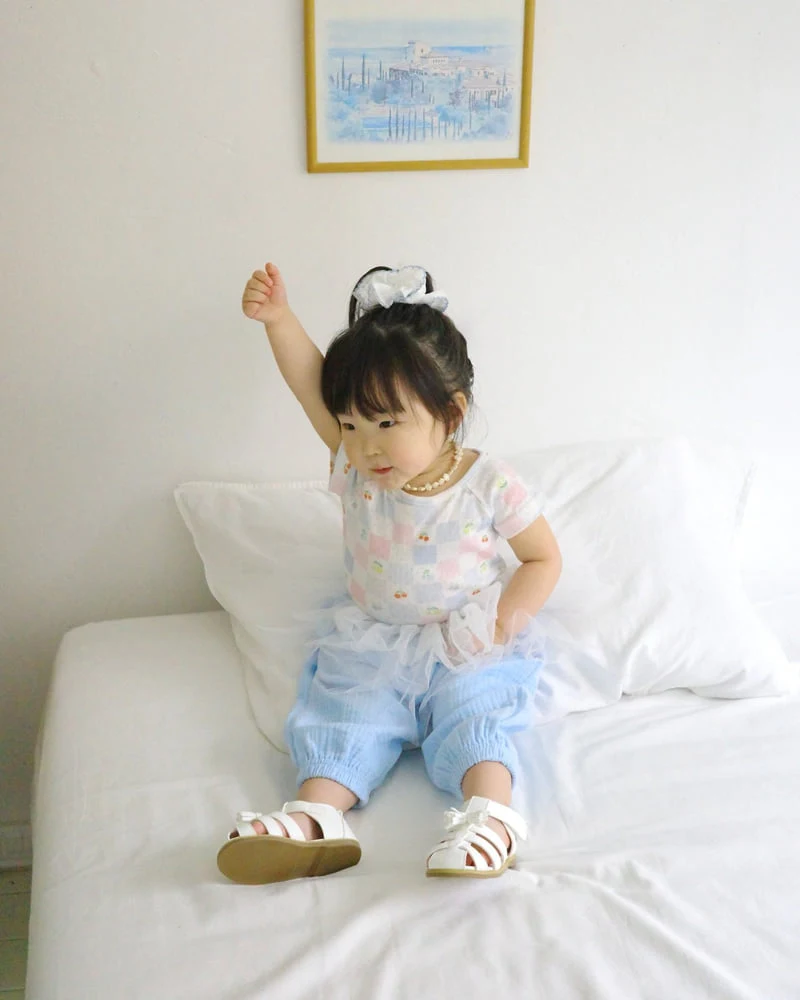 Bailey - Korean Children Fashion - #toddlerclothing - Hot Girl Boat Neck Tee - 3