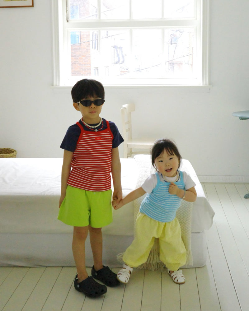 Bailey - Korean Children Fashion - #toddlerclothing - Sparkling Strap Sleeveless - 10