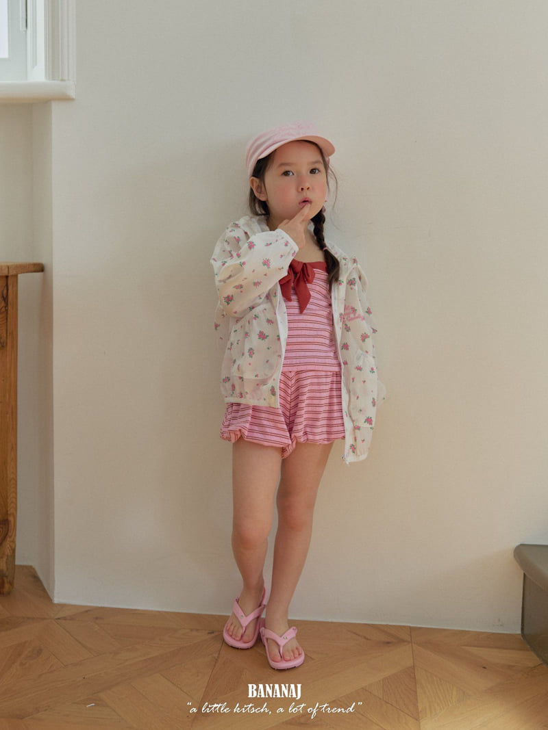 Banana J - Korean Children Fashion - #Kfashion4kids - Flower Summer Jacket - 6