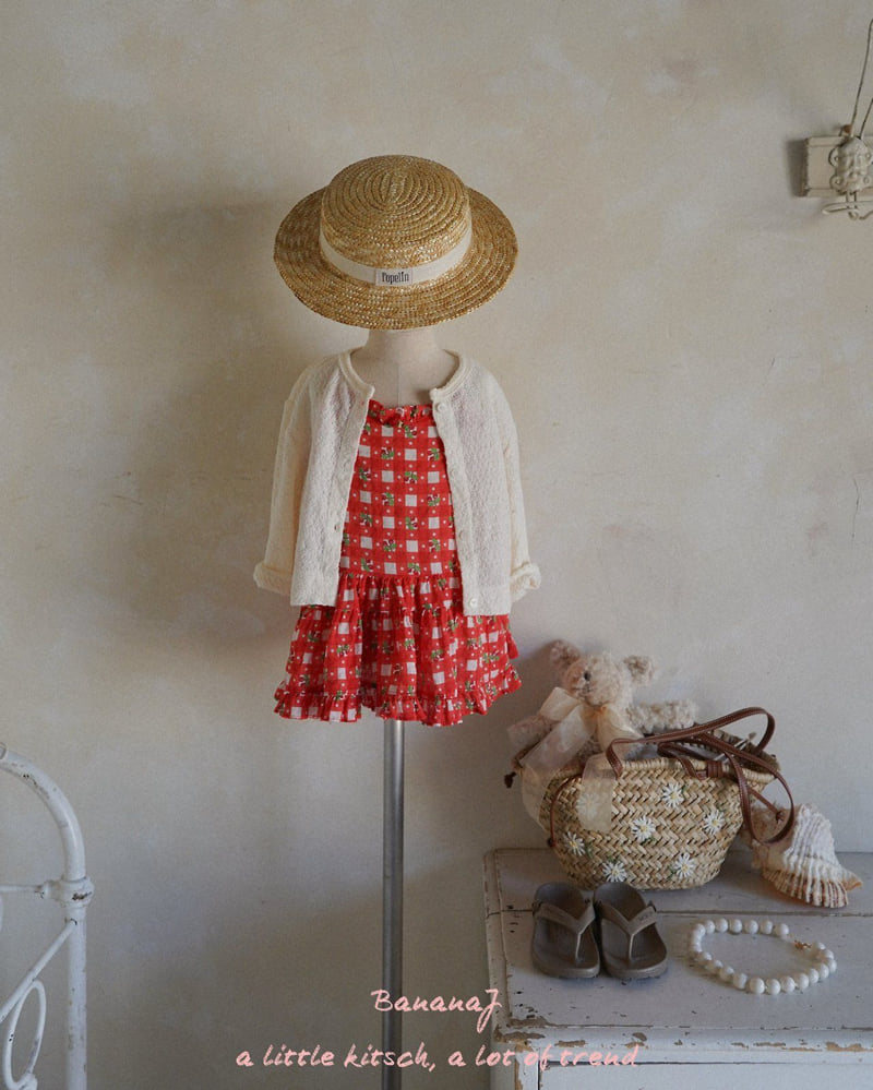 Banana J - Korean Children Fashion - #childofig - Cherry One-piece - 8