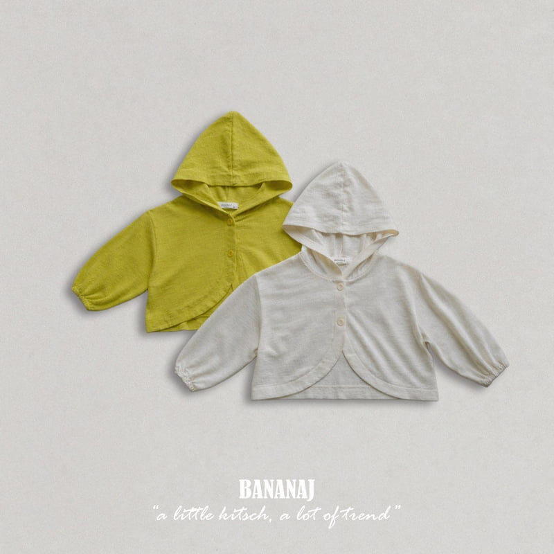 Banana J - Korean Children Fashion - #childrensboutique - Nari Hood Cardigan