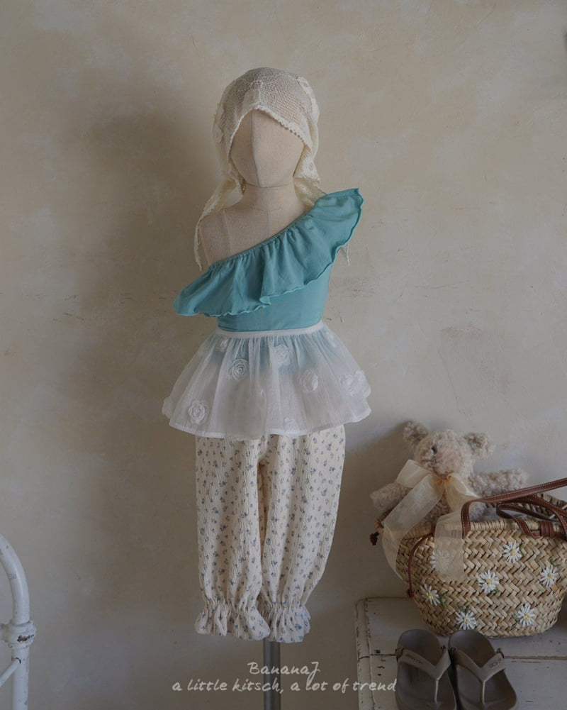 Banana J - Korean Children Fashion - #fashionkids - Mimi Flower Skirt - 11