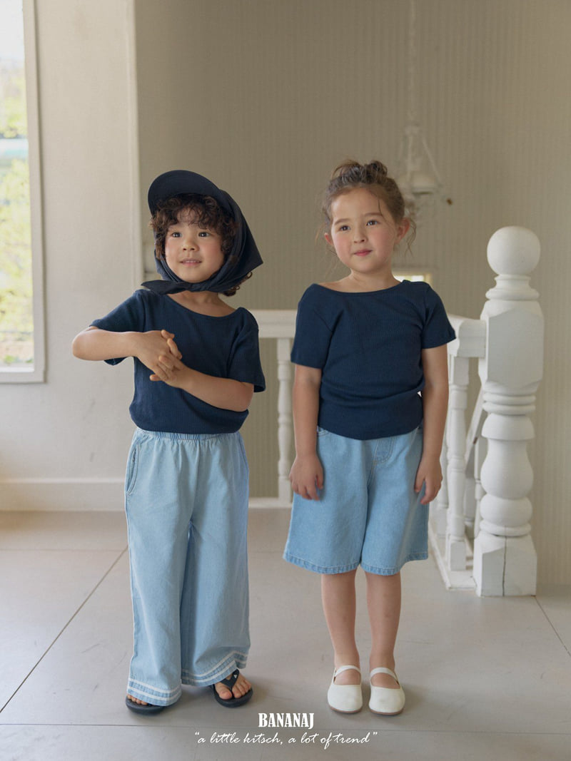 Banana J - Korean Children Fashion - #fashionkids - Joy U-neck Tee - 5