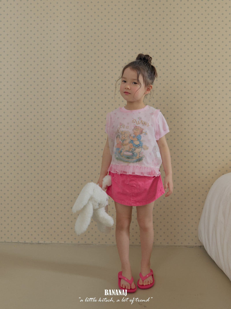 Banana J - Korean Children Fashion - #kidsshorts - Sunny Tee - 12