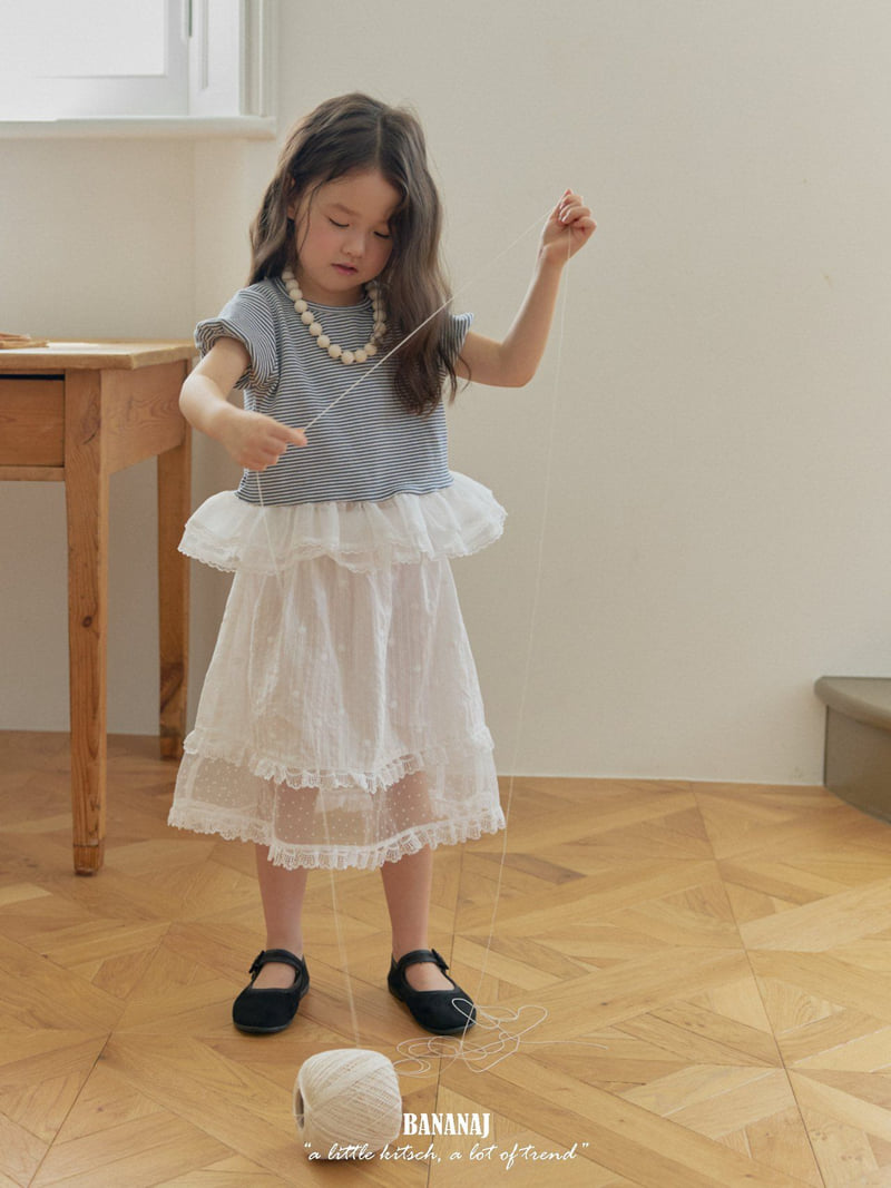 Banana J - Korean Children Fashion - #kidsshorts - Peach Sheer Tee - 11