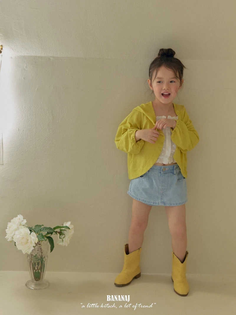 Banana J - Korean Children Fashion - #kidsstore - Nari Hood Cardigan - 6