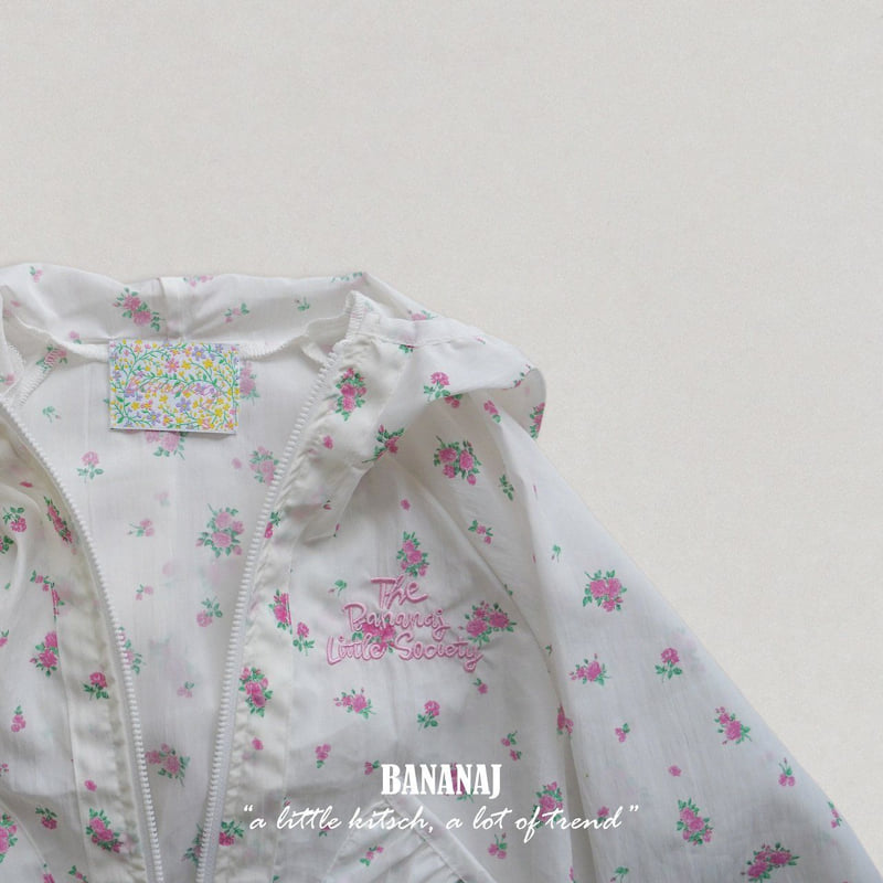 Banana J - Korean Children Fashion - #kidsshorts - Flower Summer Jacket - 4