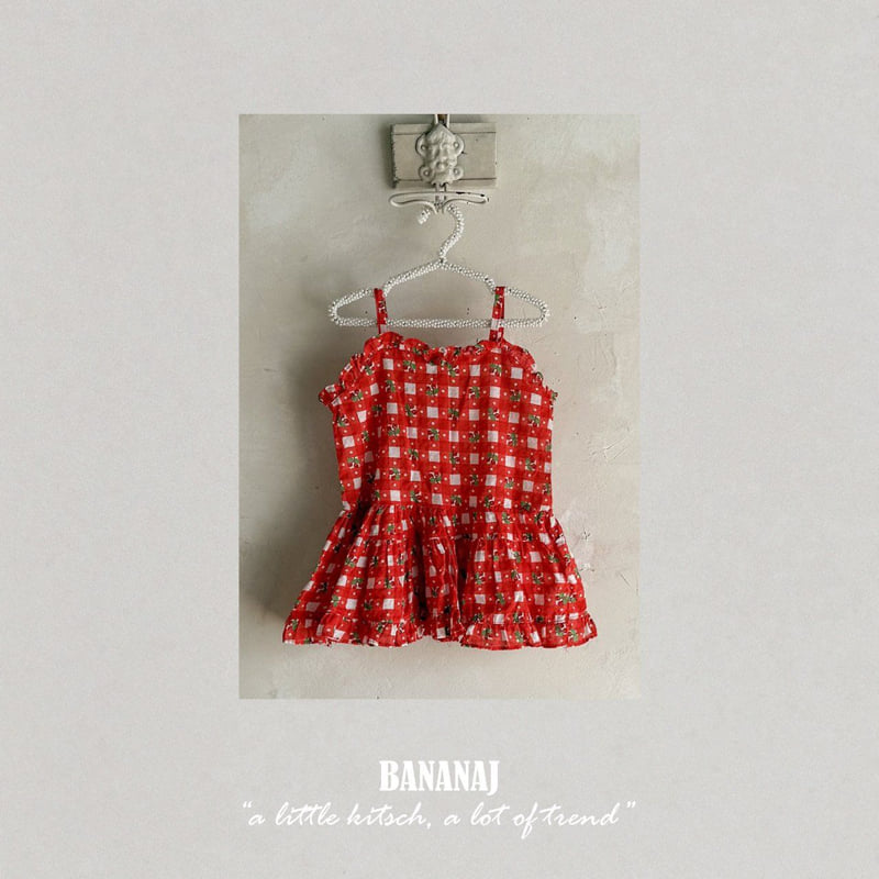 Banana J - Korean Children Fashion - #kidzfashiontrend - Cherry One-piece