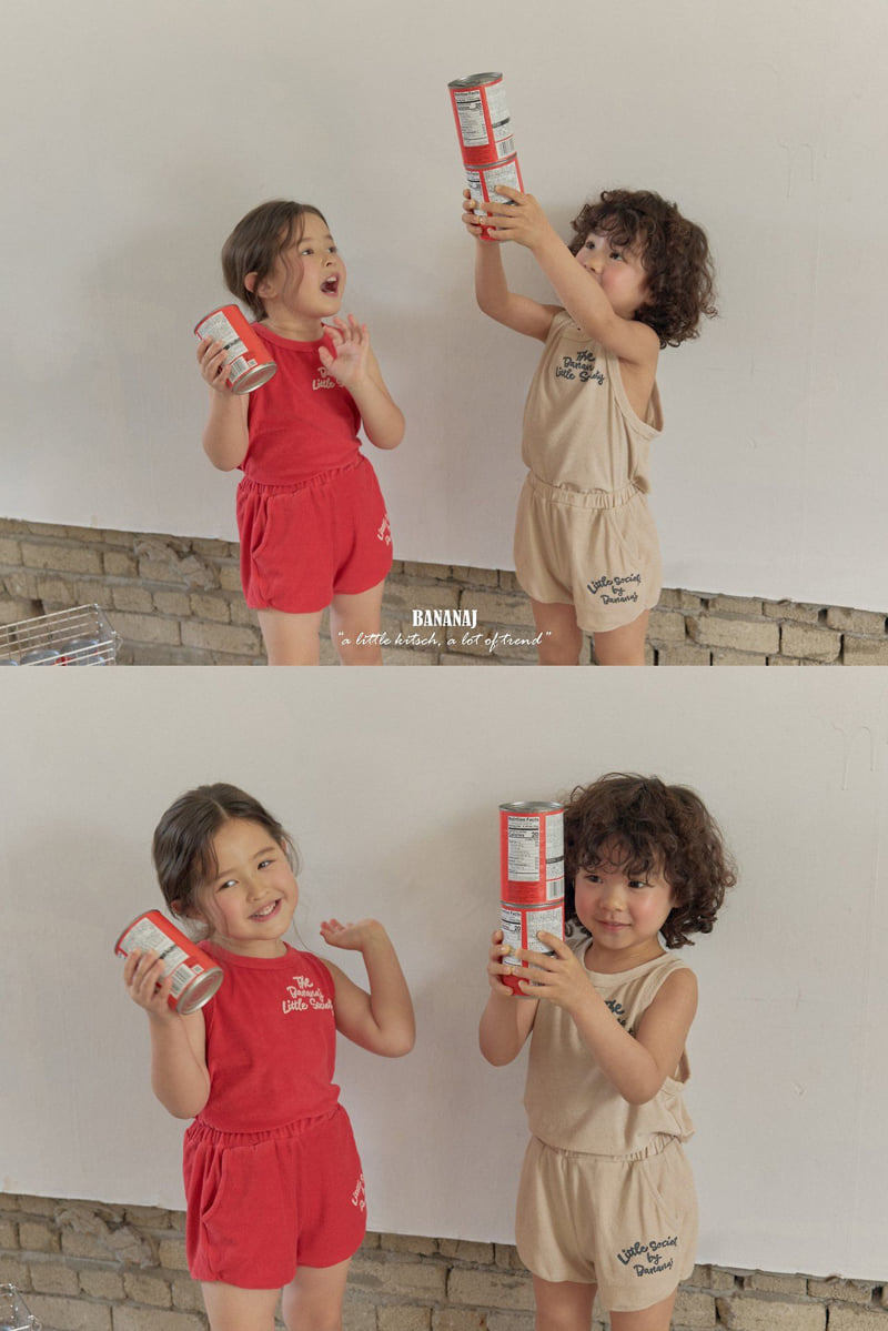 Banana J - Korean Children Fashion - #minifashionista - Sliding Set - 4
