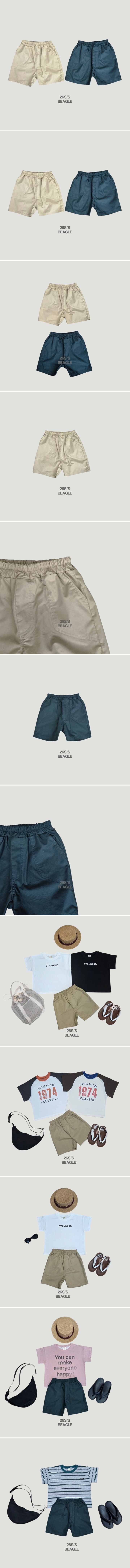 Beagle - Korean Children Fashion - #childofig - Pocket Beige Shorts