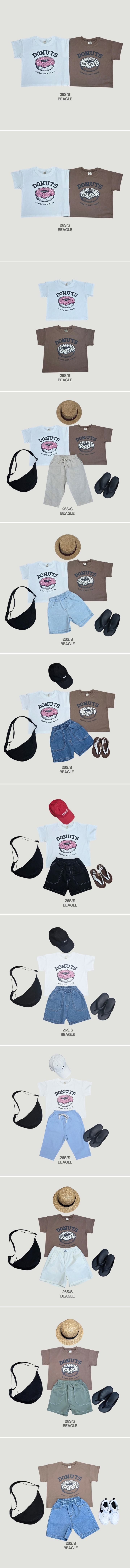 Beagle - Korean Children Fashion - #fashionkids - Donuts Tee