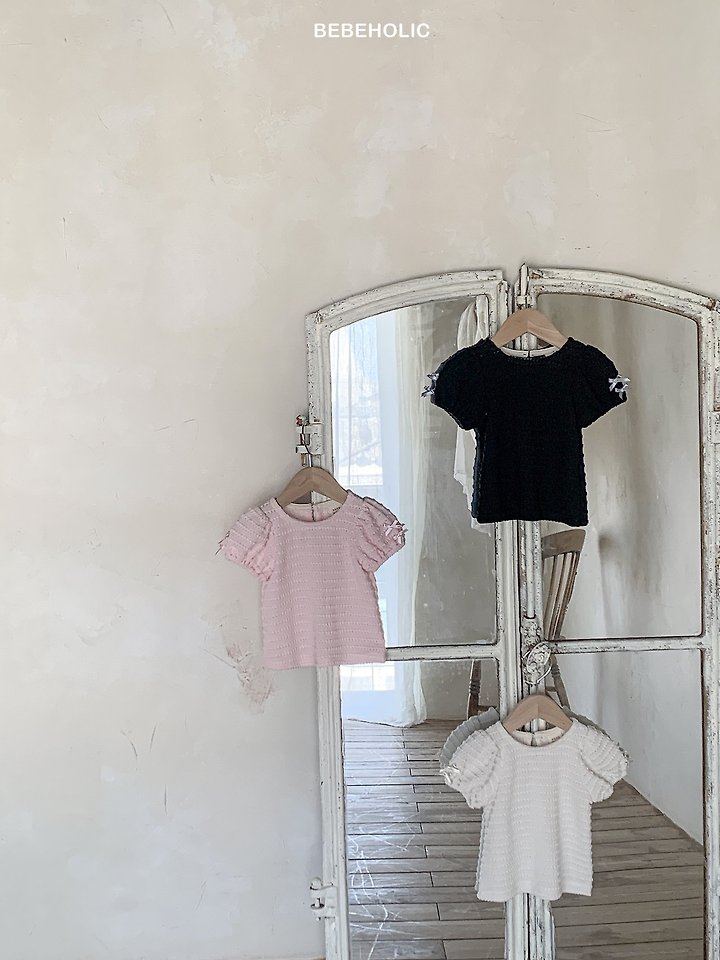 Bebe Holic - Korean Baby Fashion - #babyboutique - Lori Ribbon Tee - 6