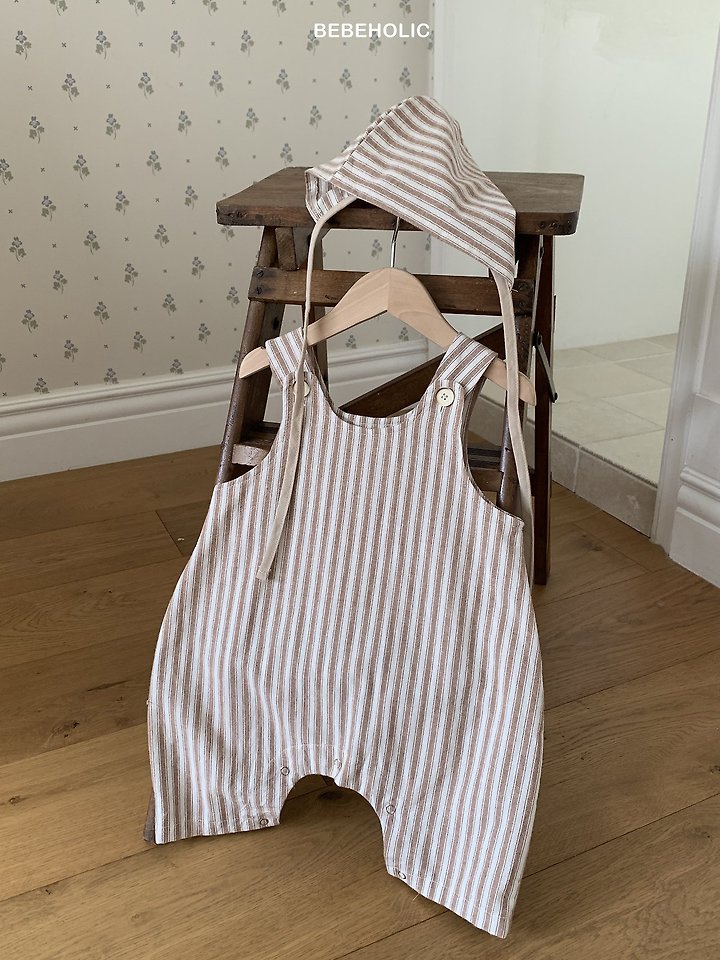Bebe Holic - Korean Baby Fashion - #babyboutique - Marine Stripe Suit Set - 9