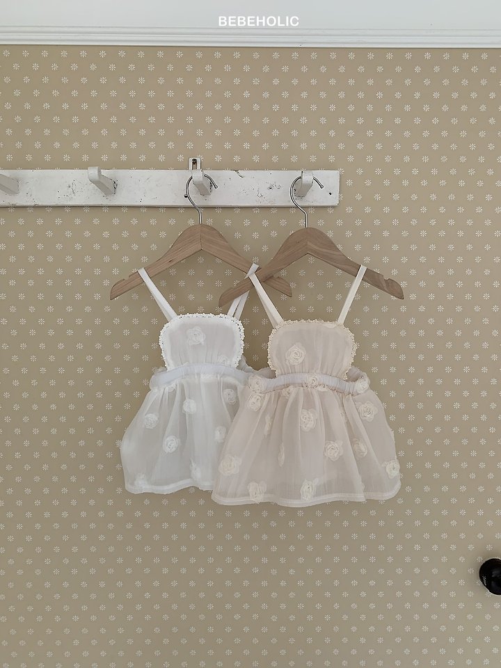 Bebe Holic - Korean Baby Fashion - #babyboutique - Rose Apron Skirt - 8