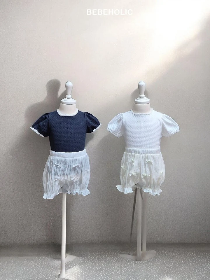 Bebe Holic - Korean Baby Fashion - #babyboutique - Ribbon Bloomer - 5