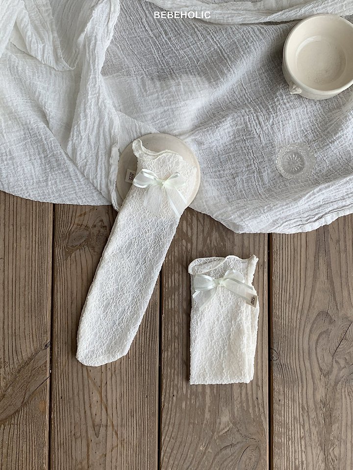 Bebe Holic - Korean Baby Fashion - #babyboutiqueclothing - Veil Knee Socks - 7