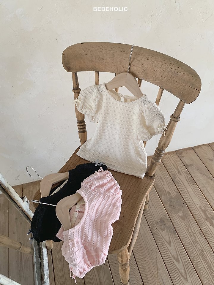 Bebe Holic - Korean Baby Fashion - #babyboutiqueclothing - Lori Ribbon Tee - 7