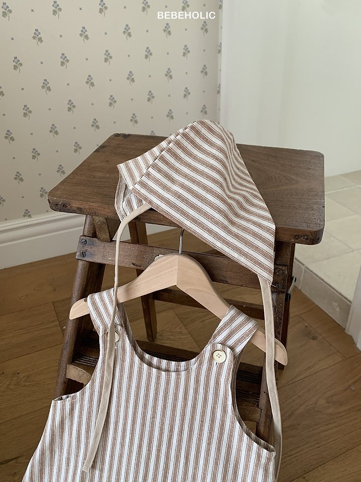 Bebe Holic - Korean Baby Fashion - #babyboutiqueclothing - Marine Stripe Suit Set - 10