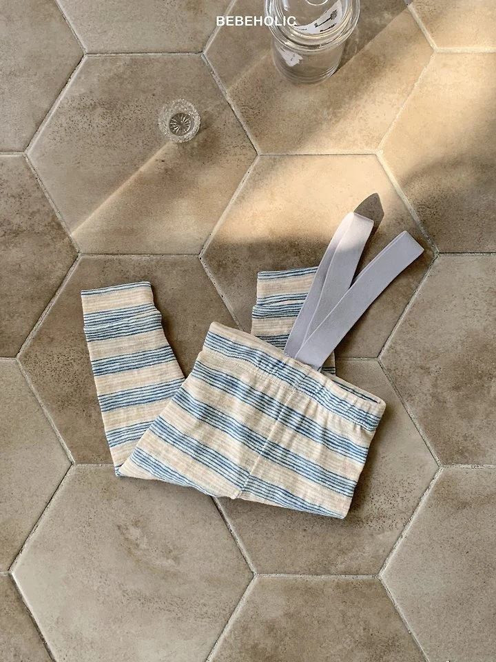 Bebe Holic - Korean Baby Fashion - #babyboutiqueclothing - Sketch Suspender Leggings - 12