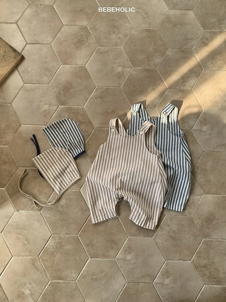 Bebe Holic - Korean Baby Fashion - #babyclothing - Marine Stripe Suit Set - 11