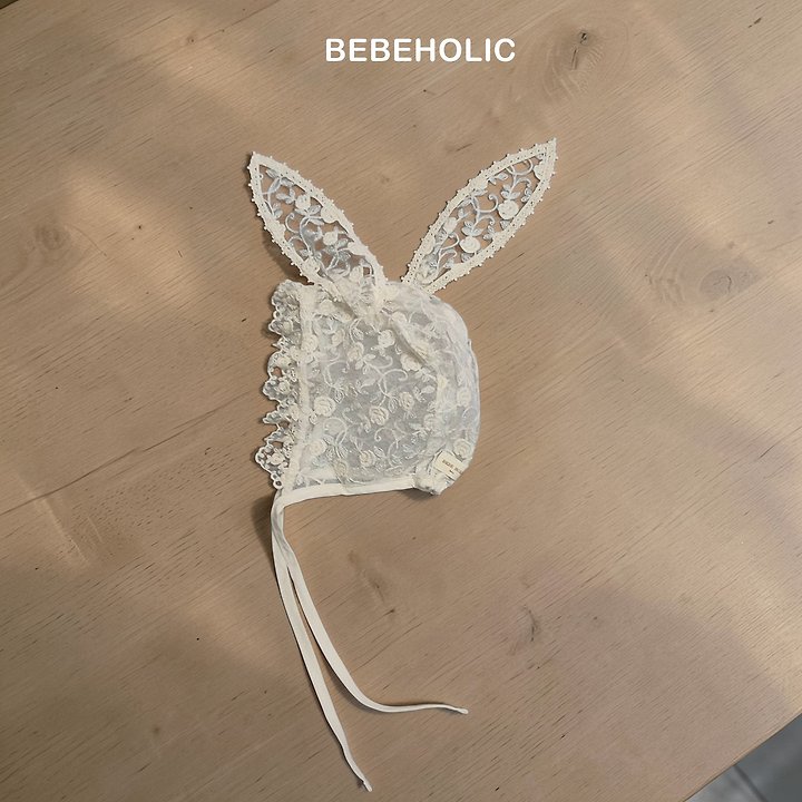 Bebe Holic - Korean Baby Fashion - #babyfashion - Rabbit Lace Bonnet