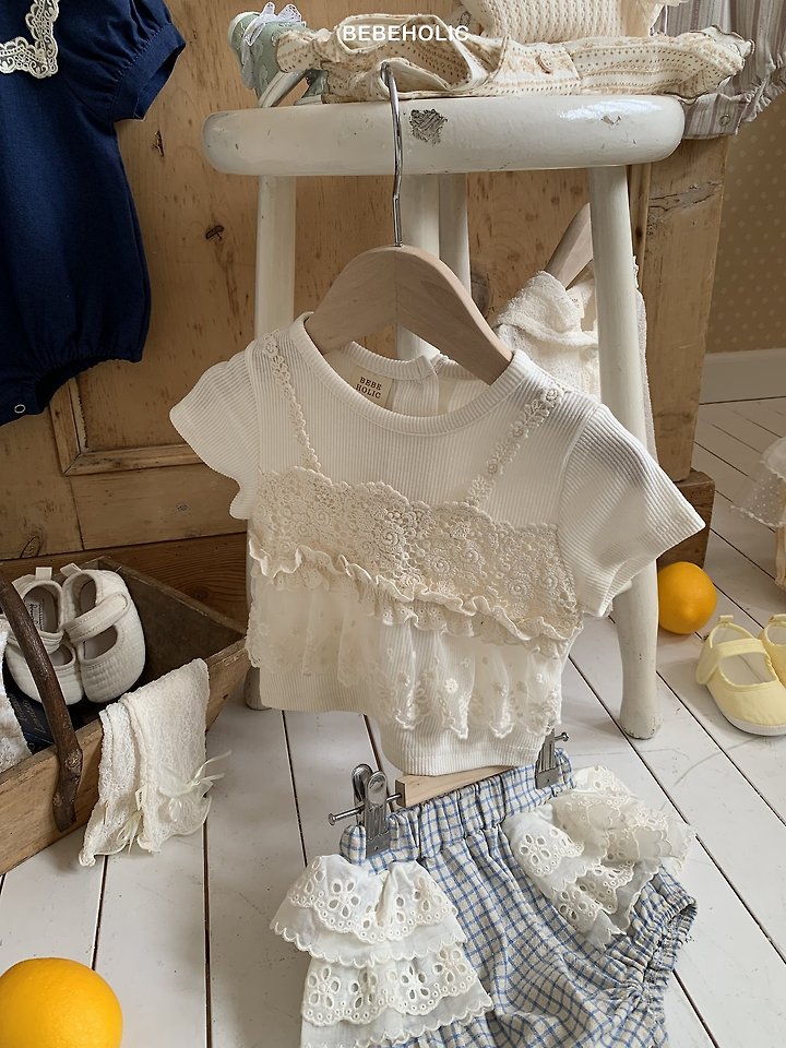 Bebe Holic - Korean Baby Fashion - #babyfever - Vanilla Tee - 12